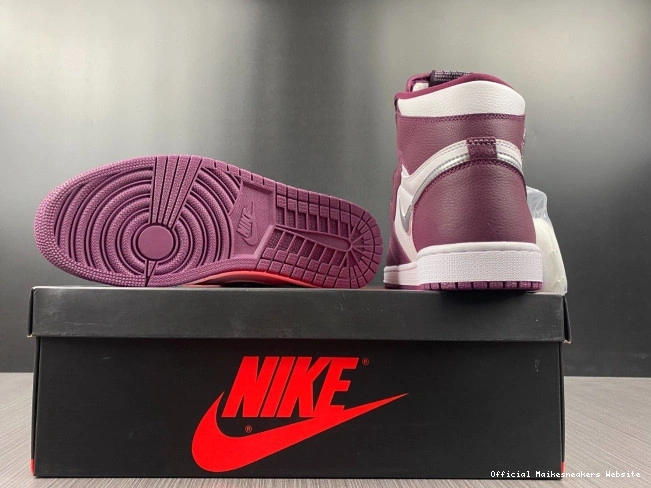 Official Maikesneakers 555088-611 Bordeaux OG 1 Jordan High Air 0817
